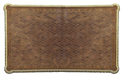 LOUIS XVI STYLE INLAID SIDE TABLE IN THE MANNER OF FRANCOISE LINKE - ADDITIONAL PHOTO 3