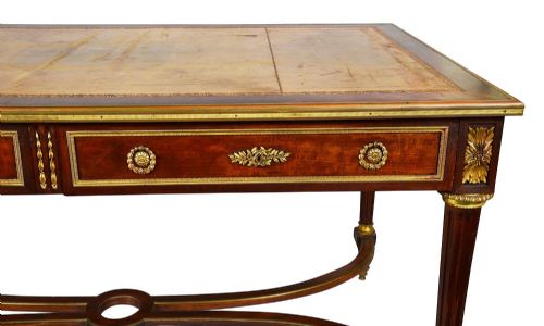 LOUIS XV STYLE BUREAU PLAT 19TH CENTURY - ADDITIONAL PHOTO 4