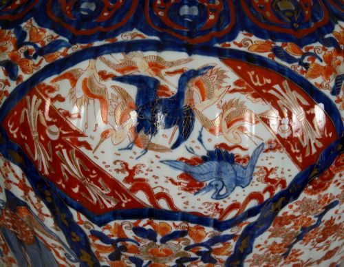 LARGE JAPANESE IMARI LIDDED VASE CIRCA 1880 35 - ADDITIONAL PHOTO 5