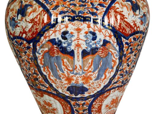 LARGE JAPANESE IMARI LIDDED VASE CIRCA 1880 35 - ADDITIONAL PHOTO 6