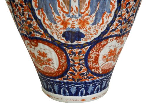 LARGE JAPANESE IMARI LIDDED VASE CIRCA 1880 35 - ADDITIONAL PHOTO 8