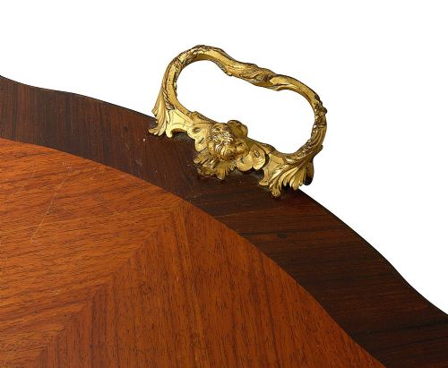 FRENCH LOUIS XVI STYLE TRAY TOP SIDE TABLE AFTER ZWIENER - ADDITIONAL PHOTO 5