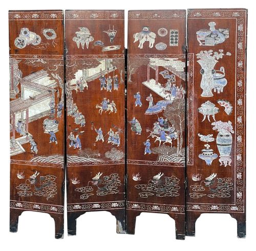 18TH CENTURY CHINESE COROMANDEL LACQUER EIGHT FOLD SCREEN - ADDITIONAL PHOTO 2