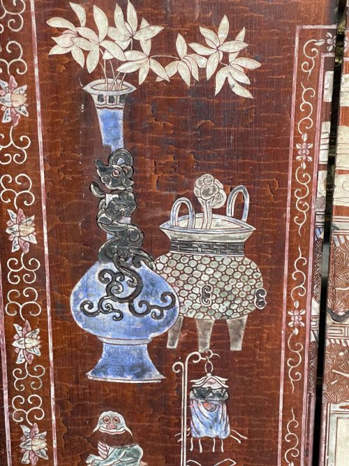 18TH CENTURY CHINESE COROMANDEL LACQUER EIGHT FOLD SCREEN - ADDITIONAL PHOTO 3