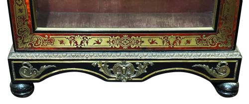 PAIR FRENCH BOULLE INLAID VITRINES C19TH - ADDITIONAL PHOTO 6