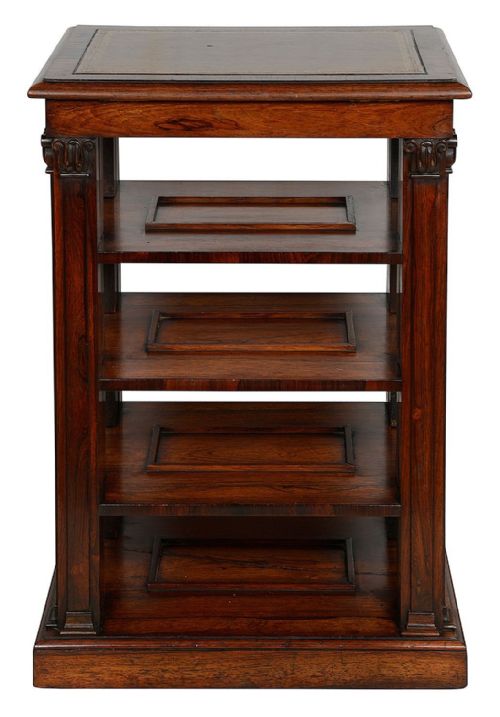 REGENCY PERIOD OPEN BOOKCASE CIRCA 1820 - ADDITIONAL PHOTO 1
