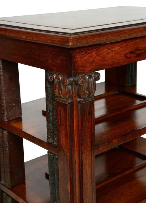 REGENCY PERIOD OPEN BOOKCASE CIRCA 1820 - ADDITIONAL PHOTO 2