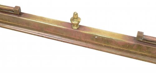 LATE 19TH CENTURY BRASS CLUB FENDER - ADDITIONAL PHOTO 4