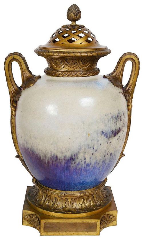 18TH CENTURY CHINESE SANG DU BOUF LIDDED VASE LAMP - ADDITIONAL PHOTO 5