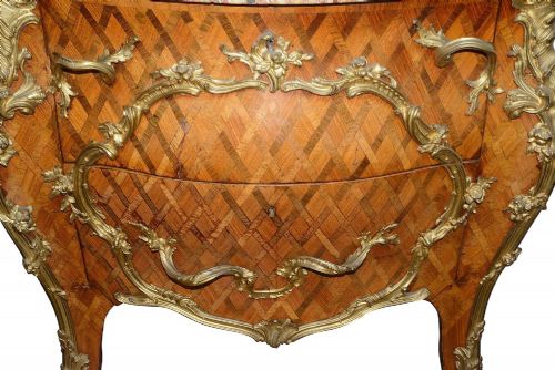 A VERY GOOD QUALITY PAIR OF C18TH LOUIS XVI STYLE COMMODES - ADDITIONAL PHOTO 4