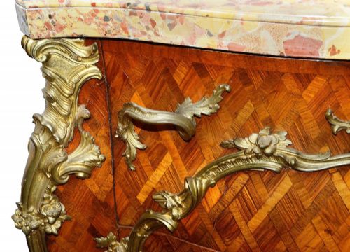 A VERY GOOD QUALITY PAIR OF C18TH LOUIS XVI STYLE COMMODES - ADDITIONAL PHOTO 12