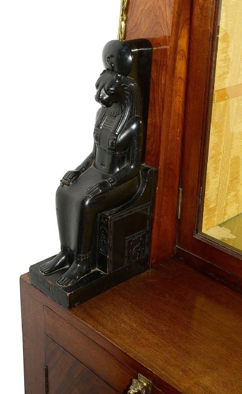 ART DECO EGYPTIAN REVIVAL DISPLAY CABINET 1920'S - ADDITIONAL PHOTO 6