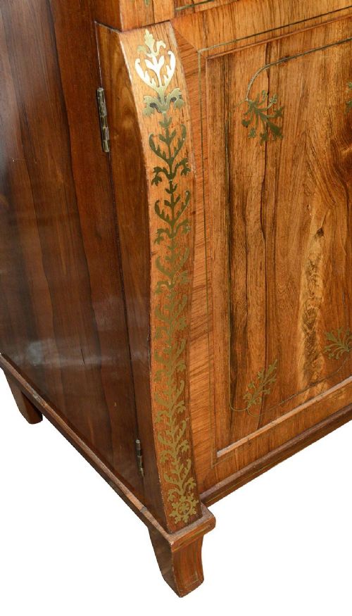 REGENCY PERIOD BRASS INLAID CHIFFONIER CIRCA 1820 - ADDITIONAL PHOTO 4