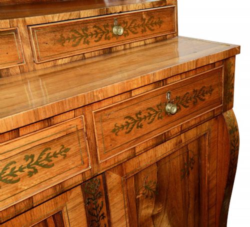 REGENCY PERIOD BRASS INLAID CHIFFONIER CIRCA 1820 - ADDITIONAL PHOTO 5