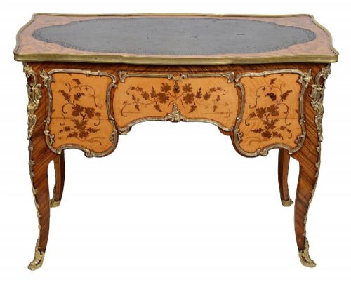 C19TH MARQUETRY BUREAU DE DAME - ADDITIONAL PHOTO 1