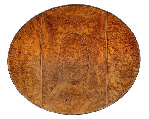 RARE 18TH CENTURY YEW WOOD PEMBROKE TABLE CIRCA 1780 - ADDITIONAL PHOTO 3