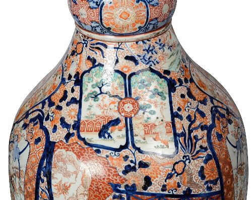 LARGE JAPANESE IMARI VASE CIRCA 1880 4'10 147CM HIGH - ADDITIONAL PHOTO 5