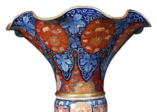 LARGE JAPANESE IMARI VASE CIRCA 1880 4'10 147CM HIGH - ADDITIONAL PHOTO 6