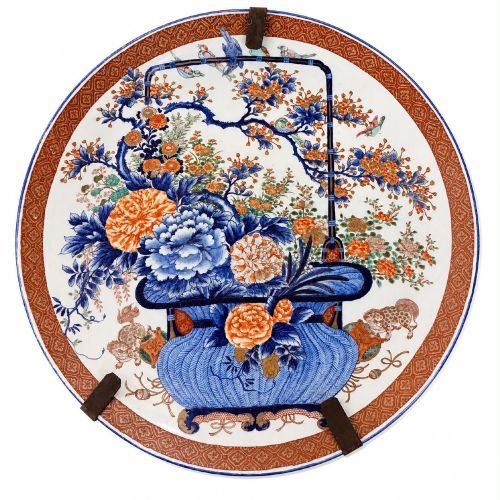 Monumental Japanese Imari Wall Charger, 71cm (25.5")