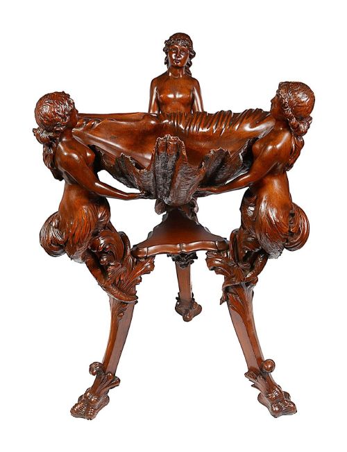 Venetian C18th Style Italian Walnut Font / Jardiniere.