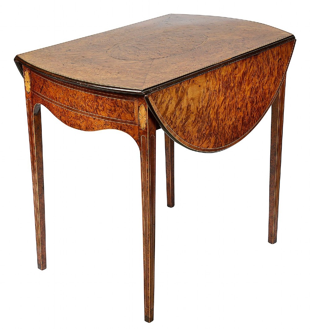 Rare 18th Century Yew wood Pembroke table, circa 1780
