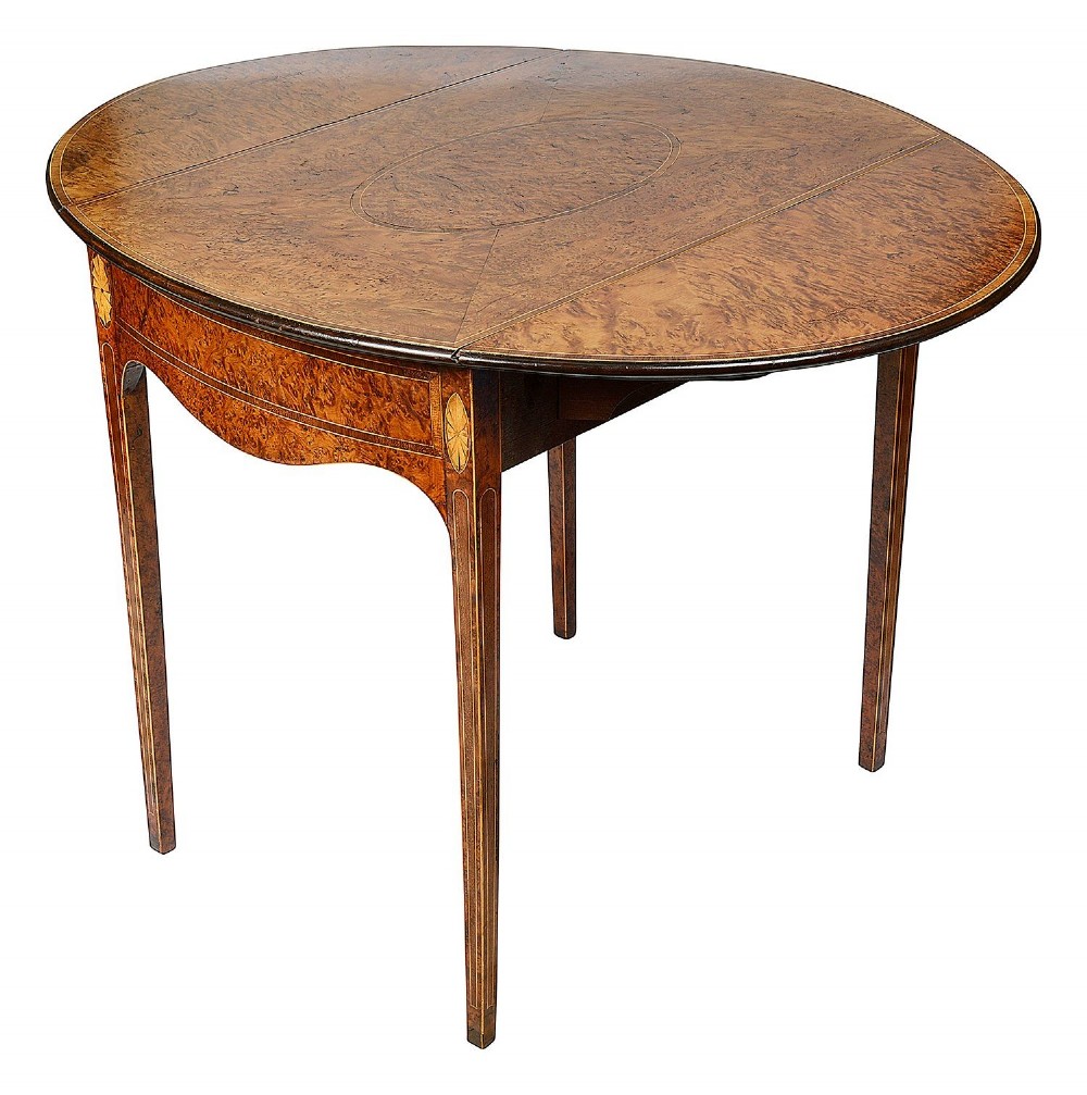 Rare 18th Century Yew wood Pembroke table, circa 1780 View II