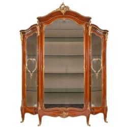 LARGE FRENCH LOUIS XVI STYLE VITRINE BY 'LINKE'