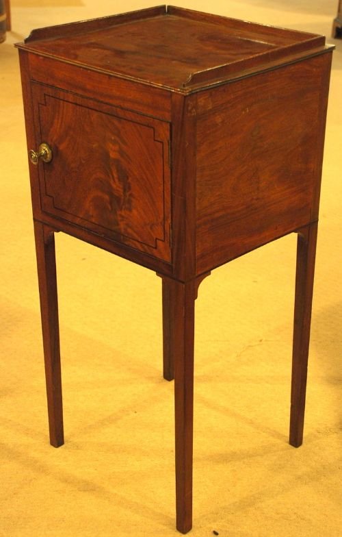 fig 1. A Regency Mahogany Bedside Cupboard