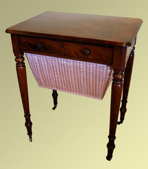 Regency Mahogany Work Table