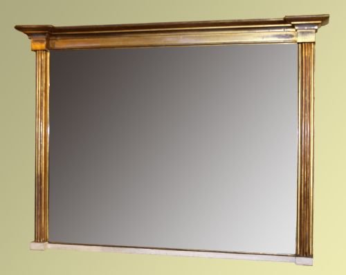 Large Regency Overmantle Mirror
