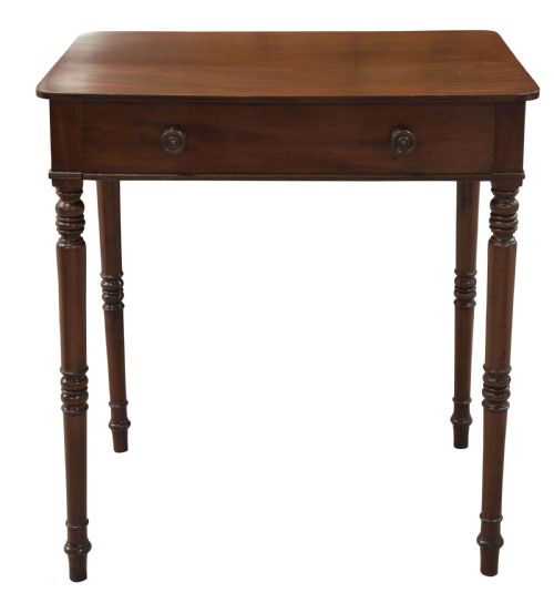 Regency Mahogany One Drawer Side Table