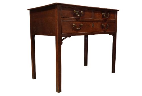 George III Oak Lowboy