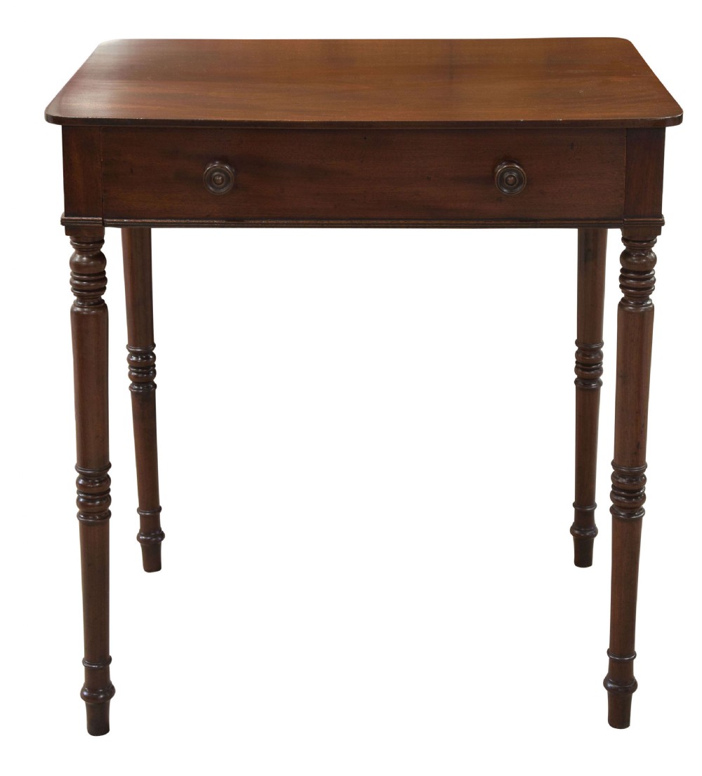 Regency Mahogany one drawer side table