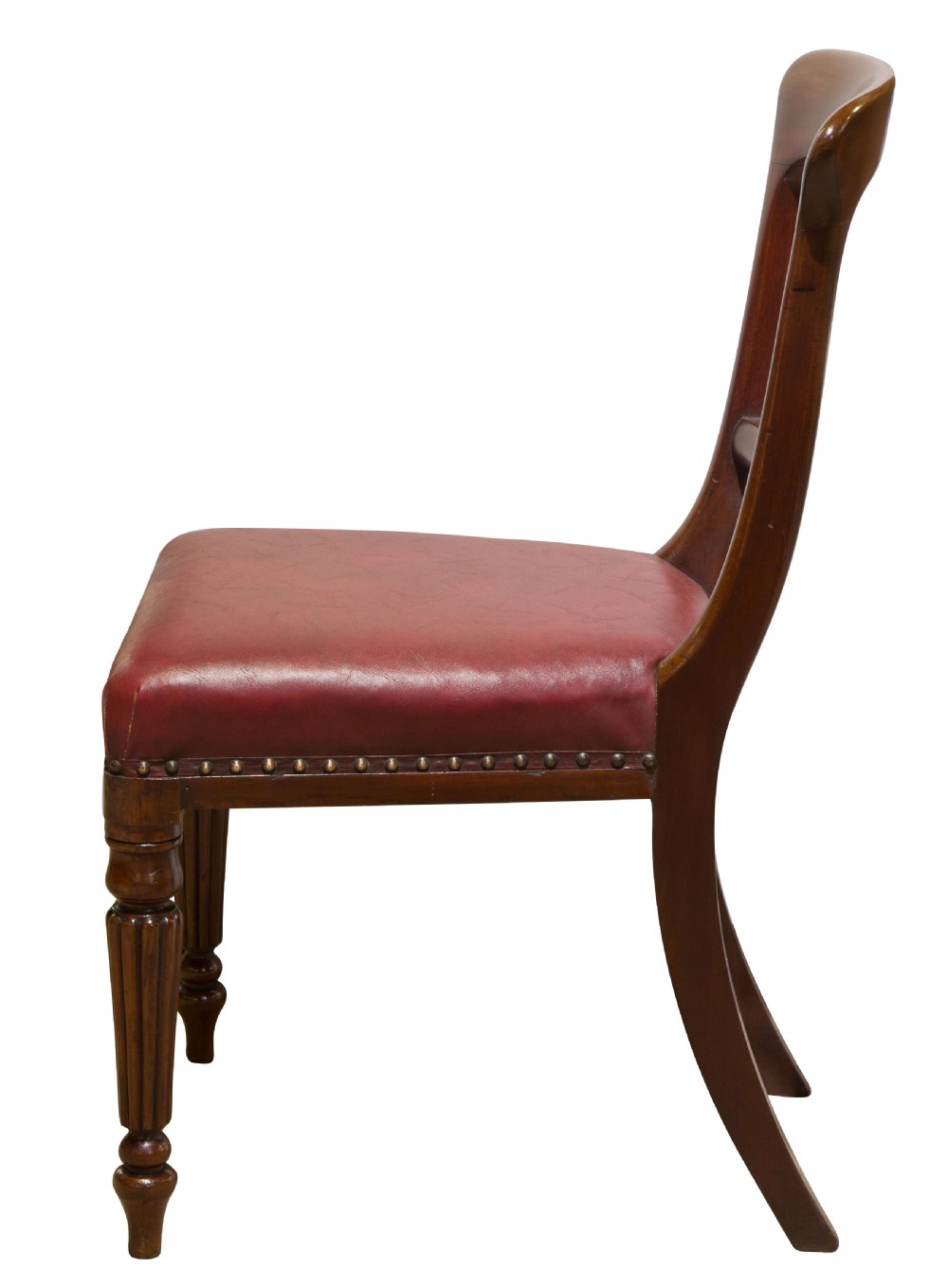 6 Mahogany Balloon Back Dining Chairs View IV