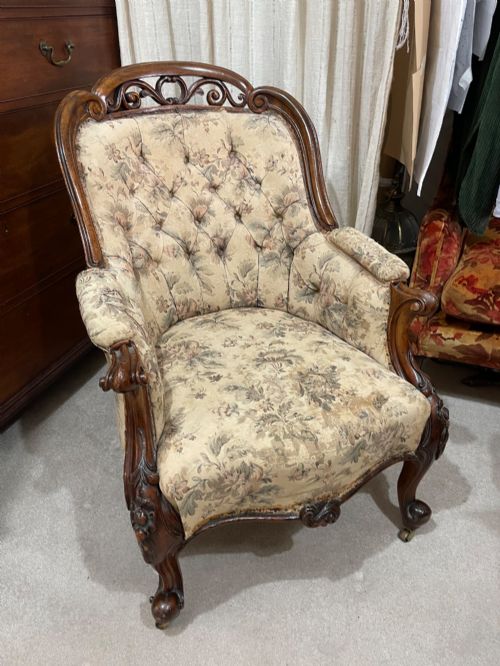 Walnut Arm Chair