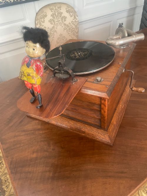 Novelty Oak Gramophone