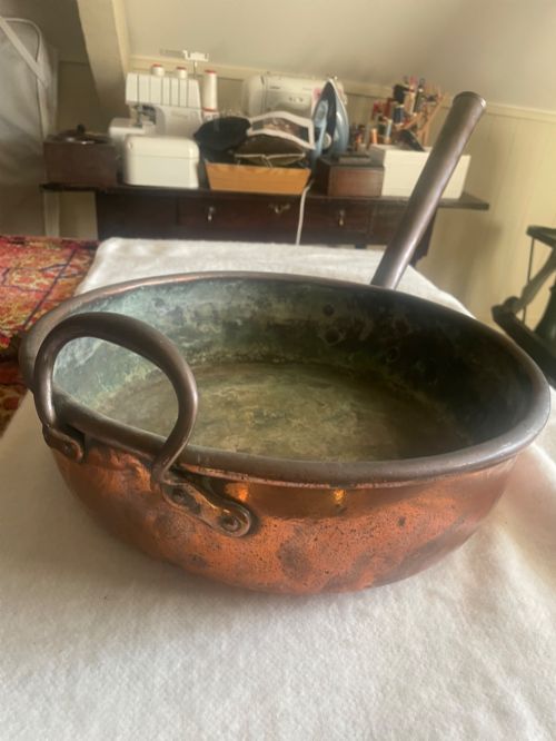 Large Copper Pan .
