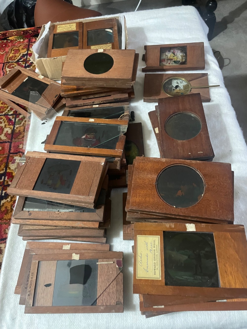 84 assorted Magic Lantern slides .