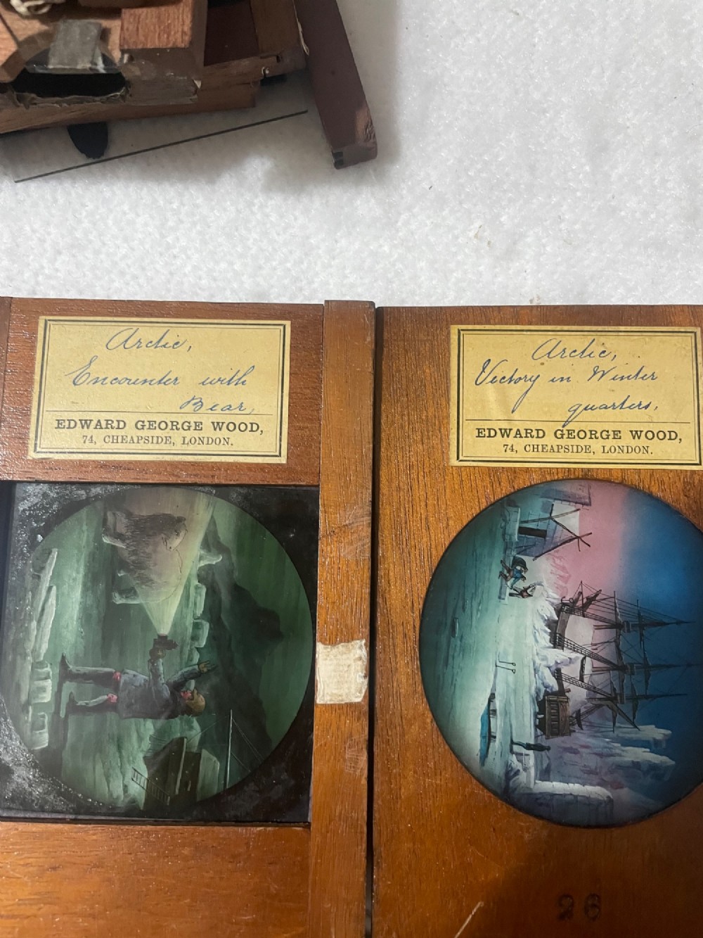 84 assorted Magic Lantern slides . View IV