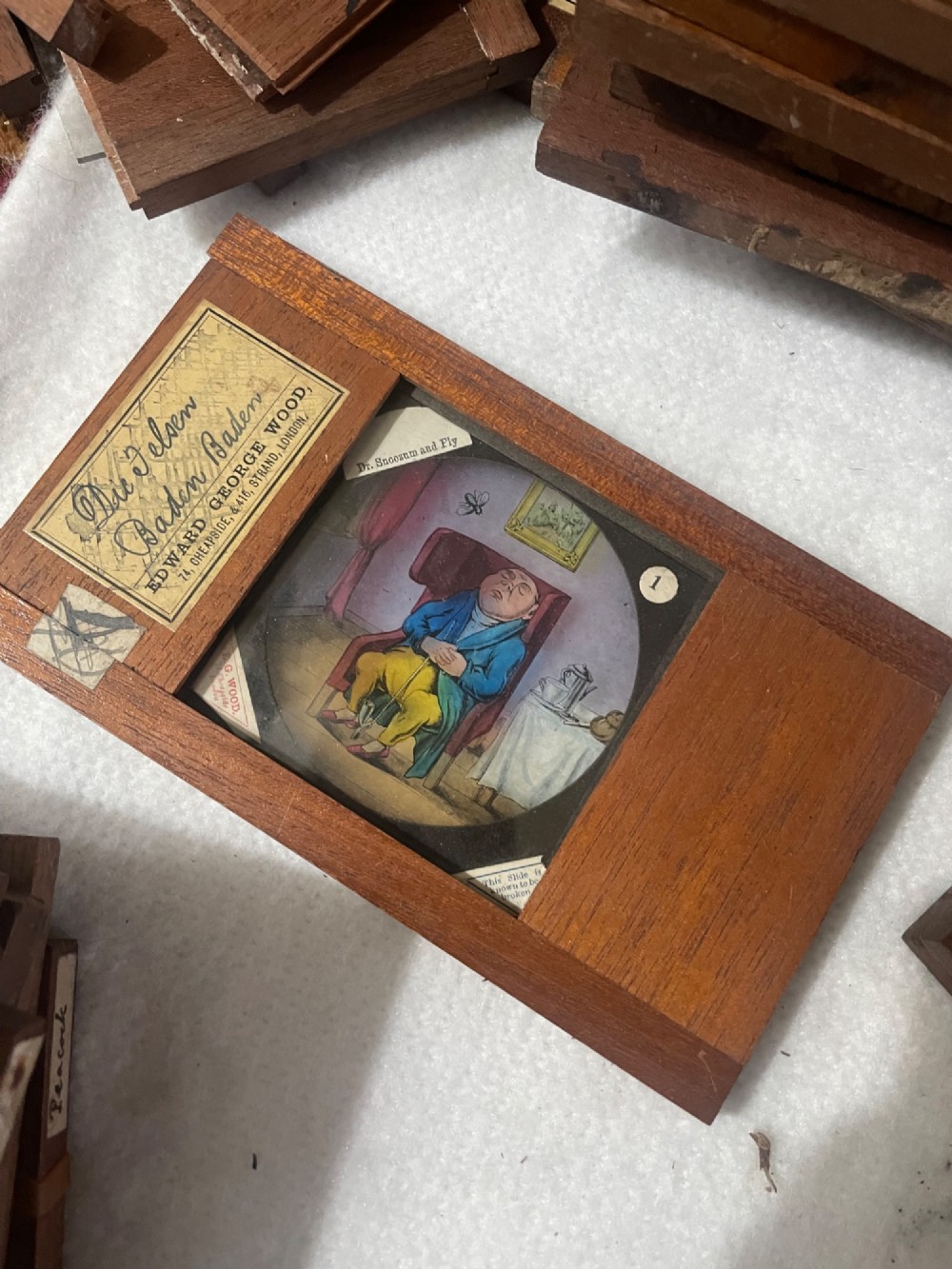 84 assorted Magic Lantern slides . View V