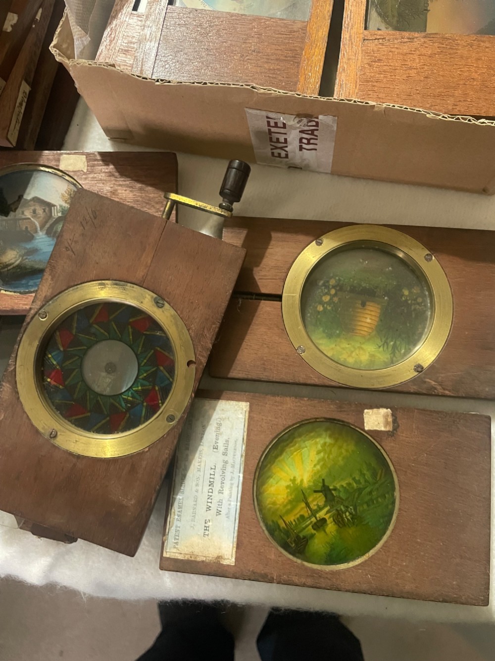 84 assorted Magic Lantern slides . View IX