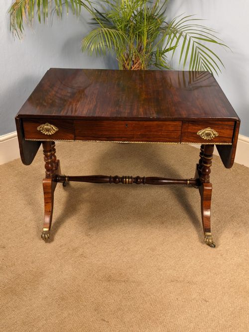 Rosewood Sofa Table by Edwards and Roberts