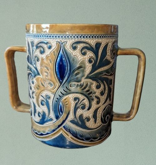 A Doulton Lambeth Stoneware  Harvest Jug