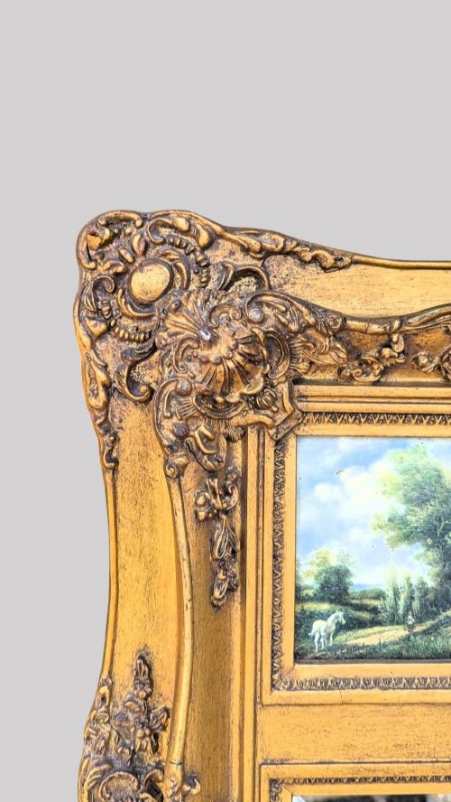 A GILT FRAMED WALL PIER MIRROR - ADDITIONAL PHOTO 7