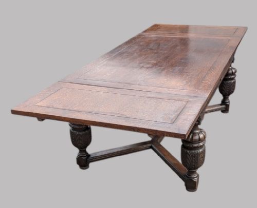 Large Oak Extending Table