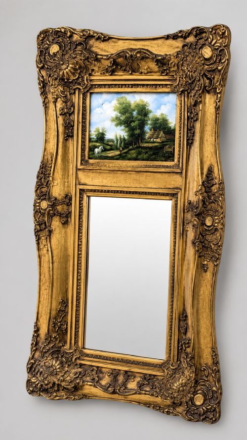 A Gilt Framed Wall / Pier Mirror