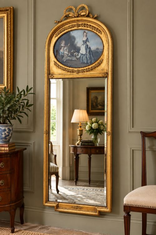 A Victorian Gilt Framed Pier / Wall Mirror