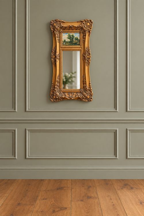 A Gilt Framed Wall Mirror