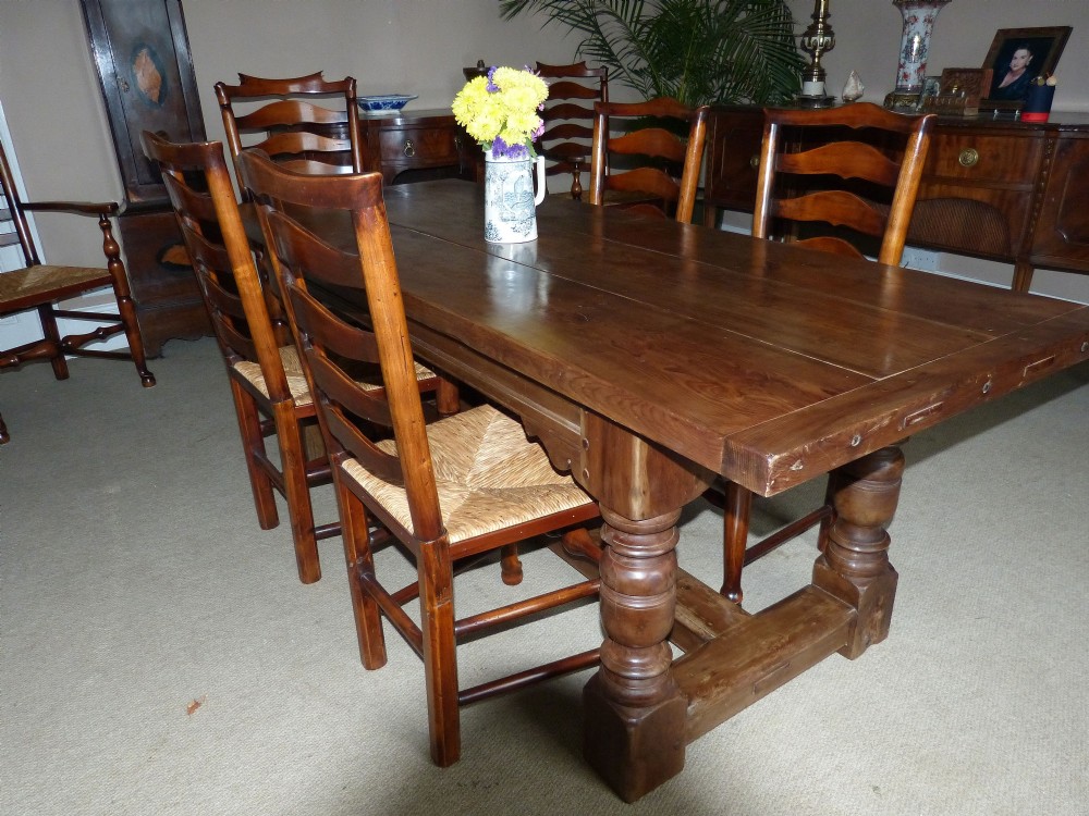 Large Refectory Table View IV