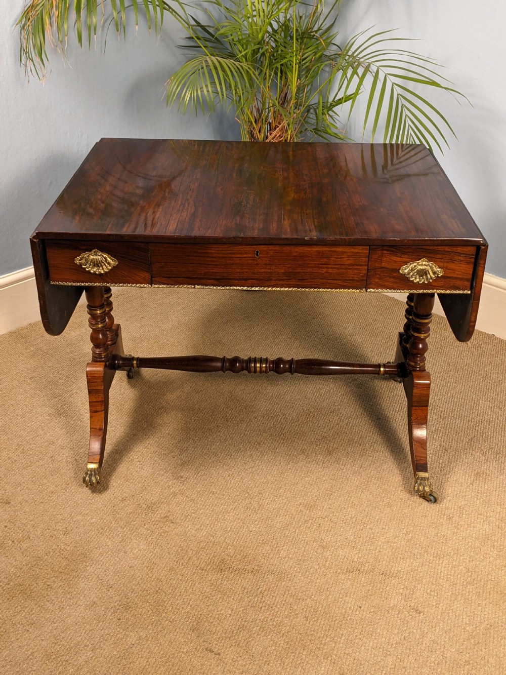 Rosewood Sofa Table by Edwards and Roberts